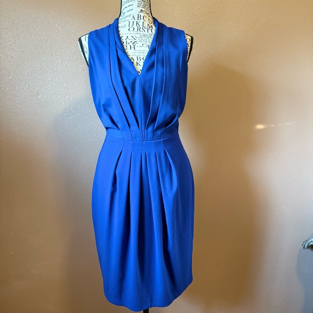 H&M Royal Blue Midi Dress
